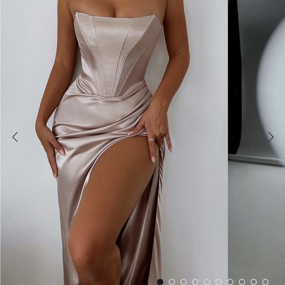 Baby Boo Dress - SIANNA MAXI DRESS - CHAMPAGNE